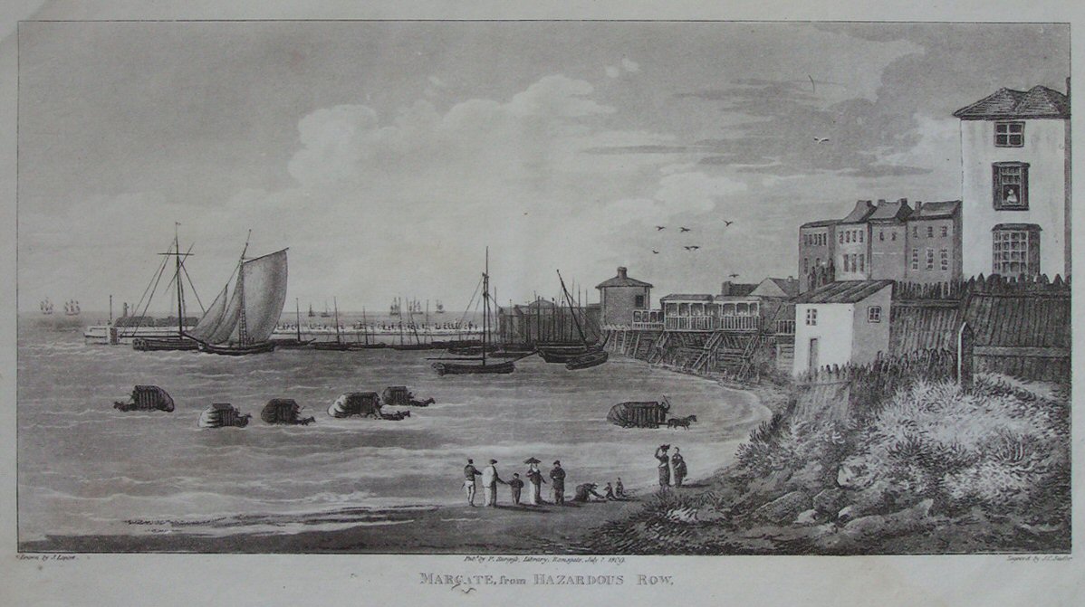 Aquatint - Margate from Hazardous Row - Stadler